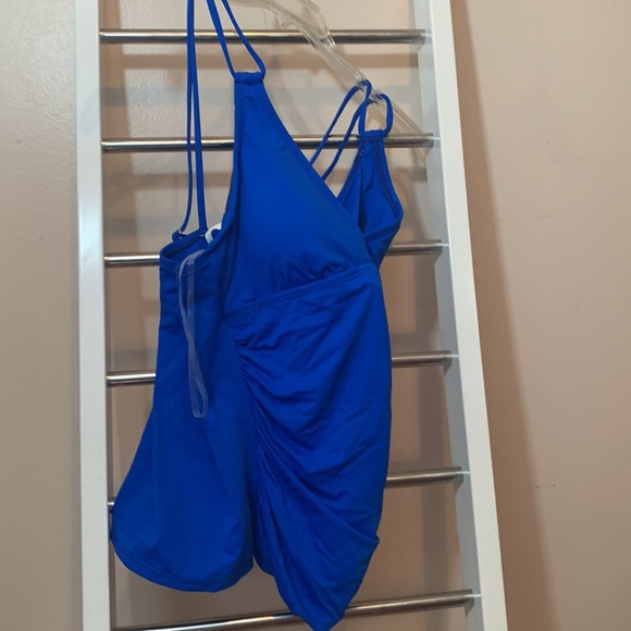 La Blanca Blueberry Underwire Tankini Top - Picture 6 of 11